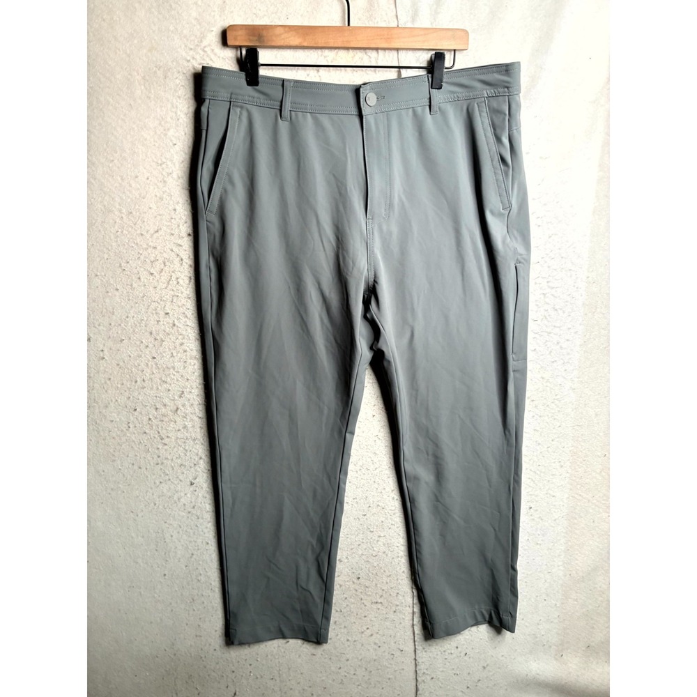 Hurley Hybrid Performance Pants Mens 36x30 Gray Stretch Tapered Fit 1840546